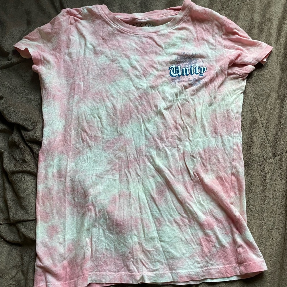 Aéropostale pink tie-dye tee